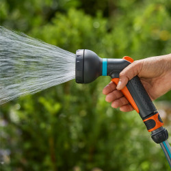 Pistolet d’arrosage Classic + raccord Aquastop 1/2” - 5/8” - Jet pluie doux - GARDENA