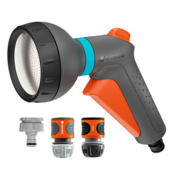 Pistolet d’arrosage Classic avec nécessaire de base - Jet pluie doux de marque GARDENA, référence: J9502200