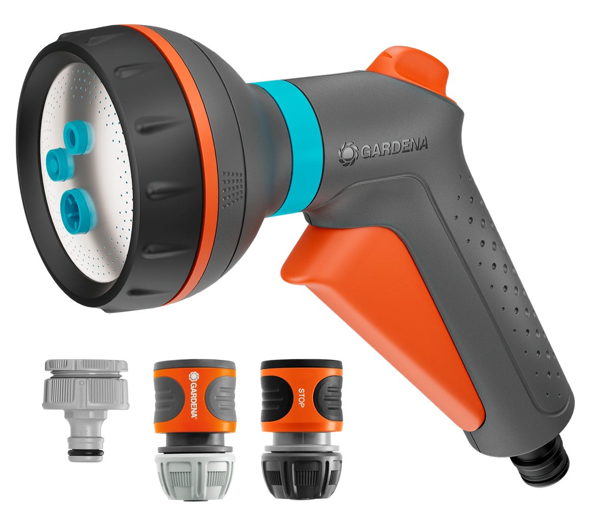 Pistolet d’arrosage multi-applications Classic avec nécessaire de base