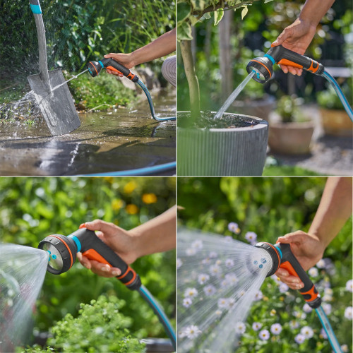 Pistolet d’arrosage multi-applications Classic avec nécessaire de base - GARDENA
