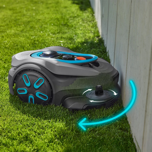 Smart SILENO sense 400 m² - Tondeuse robot sans câble avec IA, Trim-to-Edge et LONA™ Intelligence - GARDENA