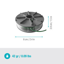 Cassette de fil 2 mm pour coupe-bordures PowerTrim - GARDENA