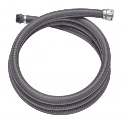 Extension de tuyau d’aspiration 25 mm (1”) - 4 m - Raccord métallique G1”