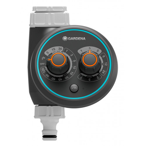 Programmateur d’arrosage - Water Control Easy Plus - 69 programmes - Réglage par molettes - GARDENA