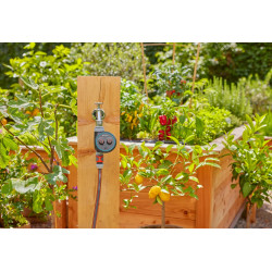 Programmateur d’arrosage - Water Control Easy Plus - 69 programmes - Réglage par molettes - GARDENA