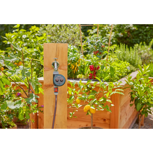 Programmateur d’arrosage - Water Control Easy Plus - 69 programmes - Réglage par molettes - GARDENA