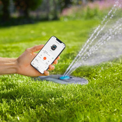 AquaPrecise - Système d’arrosage enterré solaire pour pelouses jusqu’à 320 m² - GARDENA