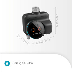 Smart Dual Water Control - Programmateur d’arrosage connecté 2 voies intelligent - GARDENA