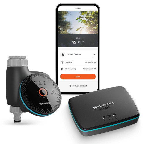 Smart Water Control - Programmateur d’arrosage connecté avec Gateway - GARDENA