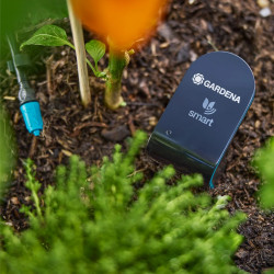 Smart Water Control - Kit d’arrosage connecté avec sonde d’humidité et Gateway - GARDENA