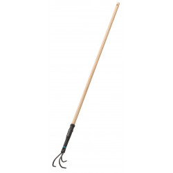 Griffe piocheuse 9 cm - PureLine - manche bois FSC et dents acier de marque GARDENA, référence: J9745000