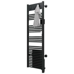 Sèche-serviettes électrique à inertie fluide Marapi 2 1750W SAUTER anthracite - SAUTER