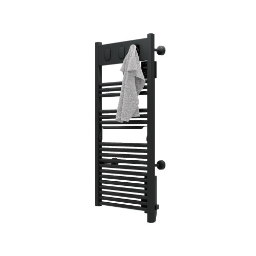 Sèche-serviettes électrique à inertie fluide Marapi 2 500W SAUTER anthracite - SAUTER