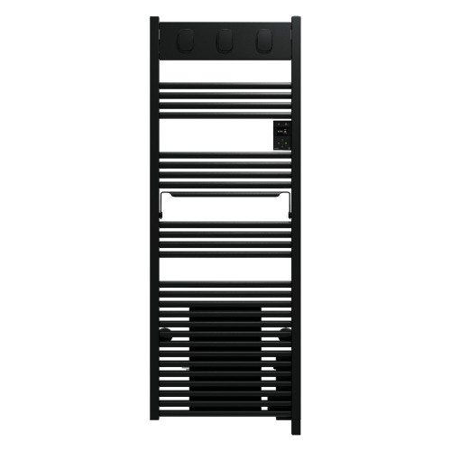 Sèche-serviettes électrique à inertie fluide Marapi 2 1750W SAUTER noir - SAUTER