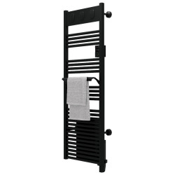 Sèche-serviettes électrique à inertie fluide Marapi 2 1750W SAUTER noir - SAUTER