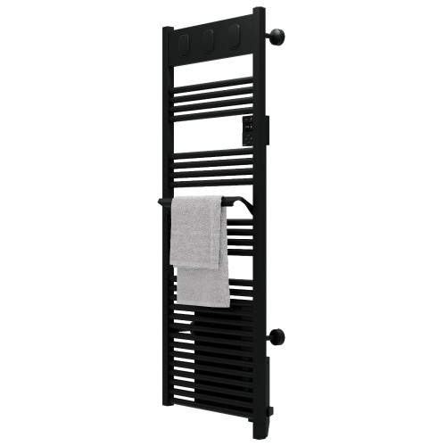 Sèche-serviettes électrique à inertie fluide Marapi 2 1750W SAUTER noir - SAUTER