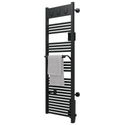 Sèche-serviettes électrique à inertie fluide Marapi 2 750W SAUTER anthracite - SAUTER