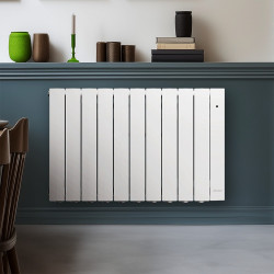 Radiateur électrique connecté à inertie fluide Orosi 2 1900W SAUTER blanc - SAUTER