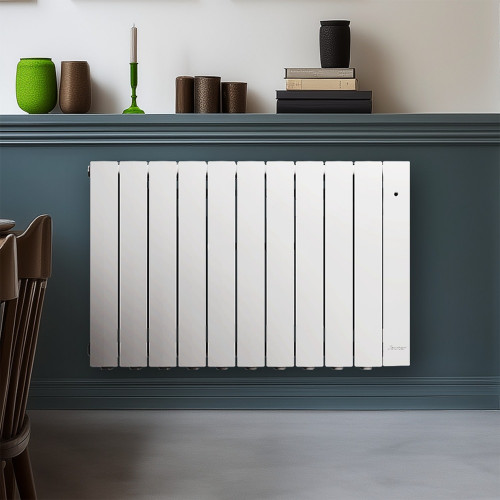 Radiateur électrique connecté à inertie fluide Orosi 2 1900W SAUTER blanc - SAUTER