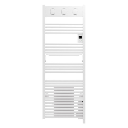 Sèche-serviettes électrique à inertie fluide Marapi 2 1750W SAUTER blanc - SAUTER