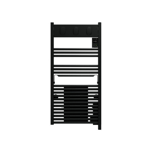 Sèche-serviettes électrique à inertie fluide Marapi 2 1500W SAUTER noir - SAUTER