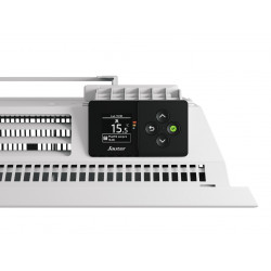 Radiateur électrique connecté à inertie sèche Kaminari 1000W SAUTER blanc - SAUTER