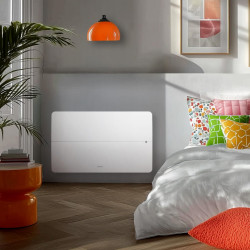 Radiateur électrique connecté à inertie sèche Kartala 1500W SAUTER horizontal - SAUTER