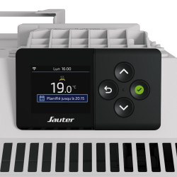 Radiateur électrique connecté à inertie sèche Kartala 1500W SAUTER horizontal - SAUTER
