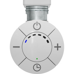 Sèche-serviettes électrique à inertie fluide Kelud mini 250W SAUTER blanc - SAUTER