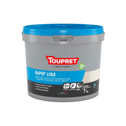 Enduit De Lissage Toupret Rapid Liss 7 Kg En Pâte, Pour Mur / Plafond Intérieur de marque Toupret, référence: B10005600