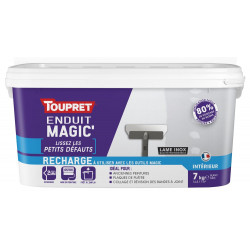 Recharge d'enduit en pate Recharge magic' TOUPRET 7 kg de marque Toupret, référence: B10005900