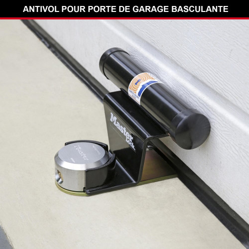 Antivol pour porte de garage basculante MASTERLOCK 1488EURDAT noir - MASTER LOCK