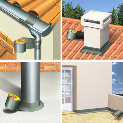 Bande Adhésive D'Étanchéité Sika Multiseal L.10 X L.0.15 M 1157 G/M² - SIKA