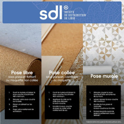 Rouleau isolant liège mur/sol, l.1 x L.15 m x Ep.4 mm - SDL