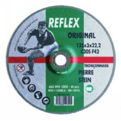 Disque à tronçonner pour métaux à moyeu plat Ø 350 mm - OUTIFRANCE