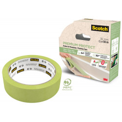Ruban de masquage SCOTCH l.36 mm x L.50 m premium protect - SCOTCH
