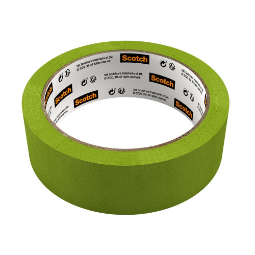 Ruban de masquage SCOTCH l.36 mm x L.41 m surfaces rugueuses - SCOTCH
