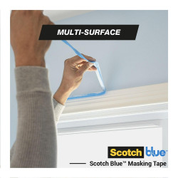 Ruban de masquage SCOTCH Finitions parfaites l.24 mm x L.41 m multisurface - SCOTCH