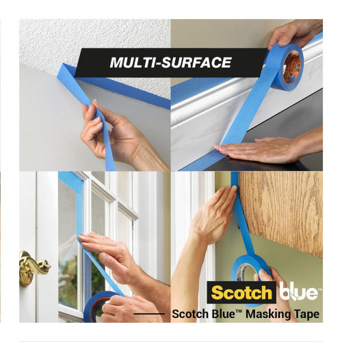 Ruban de masquage SCOTCH Finitions parfaites l.24 mm x L.41 m multisurface - SCOTCH