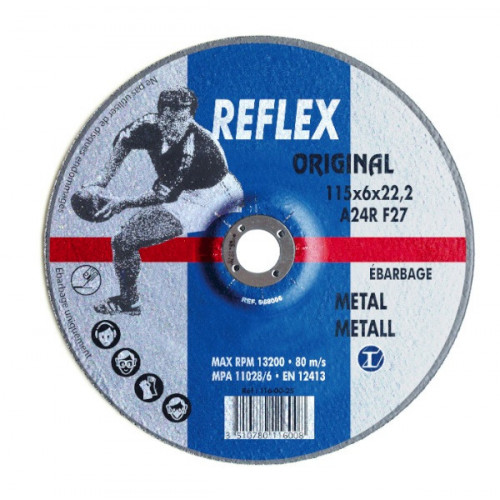 Disque à ébarber pour métaux Ø 115 mm - OUTIFRANCE