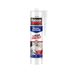 Mastic d'étanchéité Lisse facile RUBSON, blanc, 280 ml de marque RUBSON, référence: B10009300
