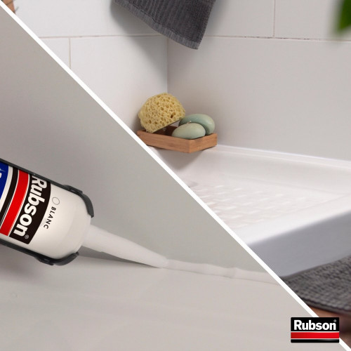 Mastic d'étanchéité Lisse facile RUBSON, blanc, 280 ml - RUBSON