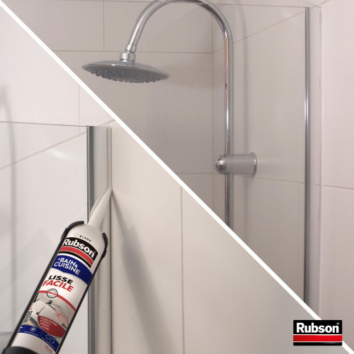 Mastic d'étanchéité Lisse facile RUBSON, blanc, 280 ml - RUBSON