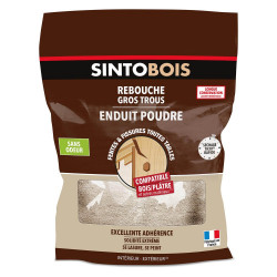Enduit en poudre Gros trous SINTO bois clair 1 kg de marque SINTO, référence: B10009500