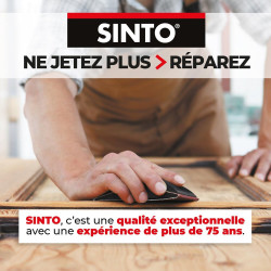 Enduit en poudre Gros trous SINTO bois clair 1 kg - SINTO