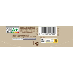 Enduit en poudre Gros trous SINTO bois clair 1 kg - SINTO