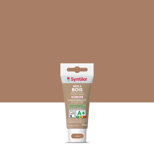 Pâte à bois Biosourcé SYNTILOR acajou 50 g - SYNTILOR