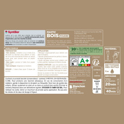 Mastic Biosourcé SYNTILOR naturel 500 g - SYNTILOR