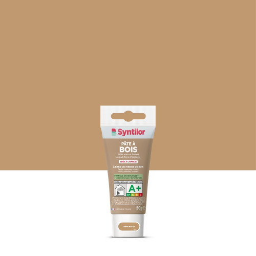 Pâte à bois Biosourcé SYNTILOR chêne moyen 50 g - SYNTILOR