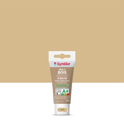 Pâte à bois Biosourcé SYNTILOR naturel 50 g - SYNTILOR